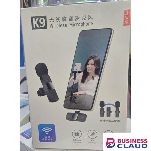 K9 Multipurpose Lavalier Mic for Recording and Streaming – Wireless Setup for Interviews and Podcasts
