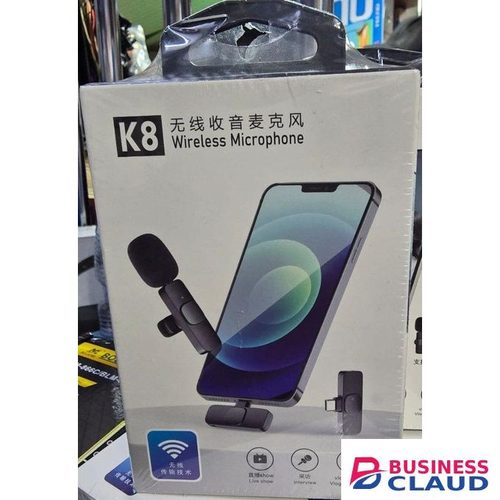 Professional K8 Lavalier Wireless Microphone for Vloggers