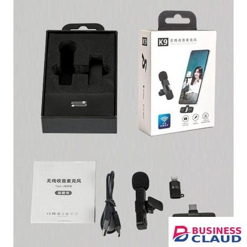 K9 Dual Wireless Lavalier Microphone – Best for Mobile Content Creators