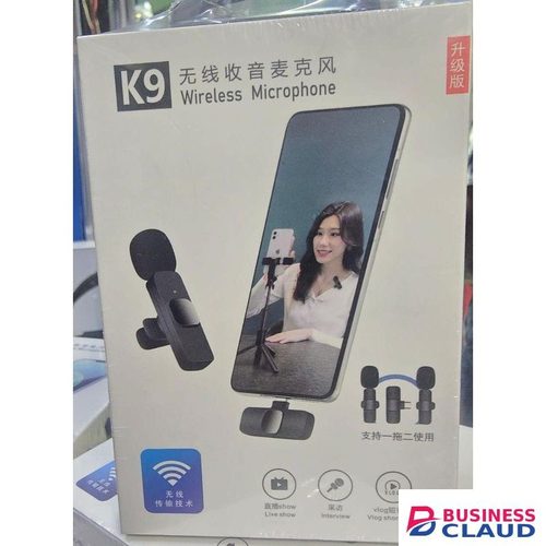 K9 Dual Wireless Microphone – Professional Audio For Vlogs, Interviews, And Live Streaming