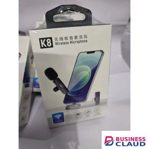 Lavalier K8 Wireless Mic for Interviews, Vlogging & Shorts