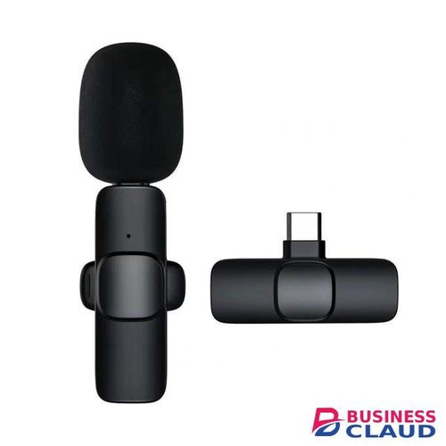 Wireless K8 Lavalier Clip-on Mic Type-C for Content Creators and YouTube Interviews