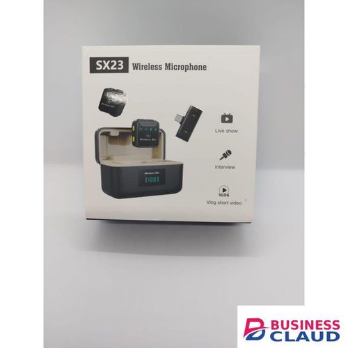 SX23 Pro Wireless Lavalier Mic – Great for On-the-Go Creators