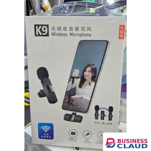 K9 Lightweight Wireless Microphone – Perfect For Podcasts & Teaching