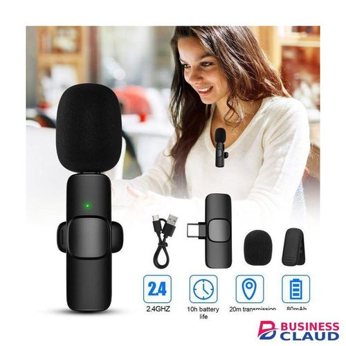 Lavalier K8 Wireless Type-C Microphone for Vlogging, Short Videos, and Online Teaching