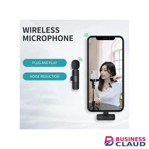 Travel-Friendly K8 Wireless Lavalier Microphone For IPhone/Android Creators