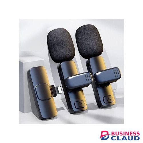 K9 Wireless Mic System With Dual Lavalier Mics & Noise Filter – For Clear Audio In Any Environment