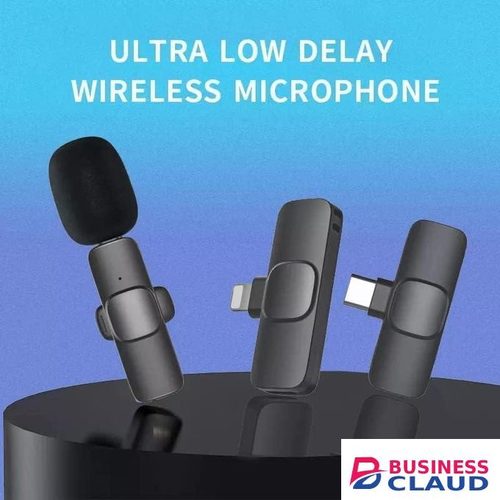Lavalier Wireless Microphone K9 Dual Mic for Short Video Creation