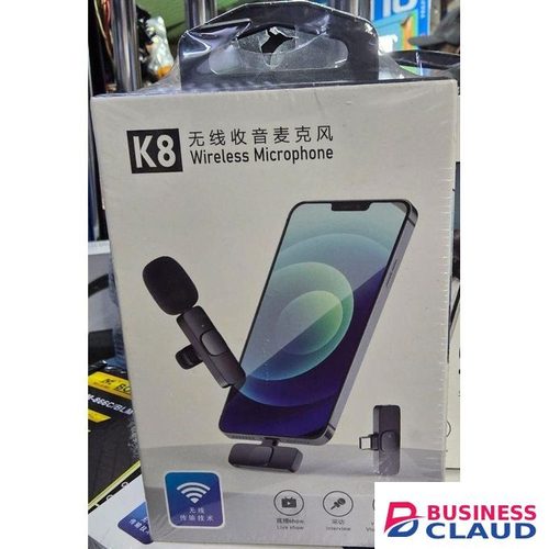 K8 Lavalier Microphone for Smooth Audio Capture