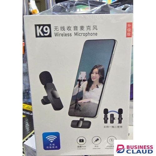K9 Wireless Lavalier Mic for Social Media Influencers