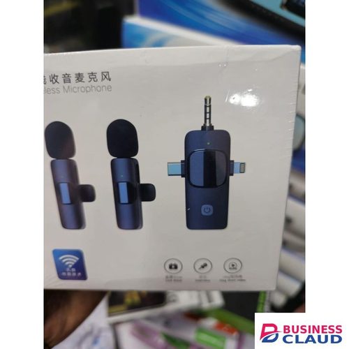 Portable Wireless Lavalier Mic for Clear and Crisp Streaming in Noisy Environments