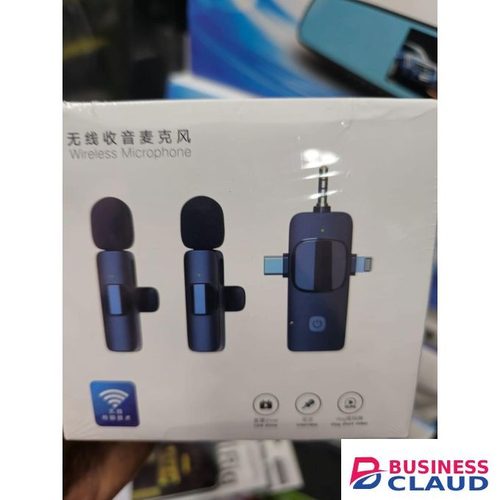 K15 Lavalier Wireless Microphone Set for Vloggers & Video Shooters