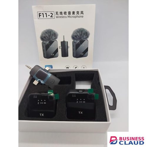 Mini Wireless Lavalier Microphone with Noise Reduction for iPhone, iPad, Android, Camera – 7-Hour Battery