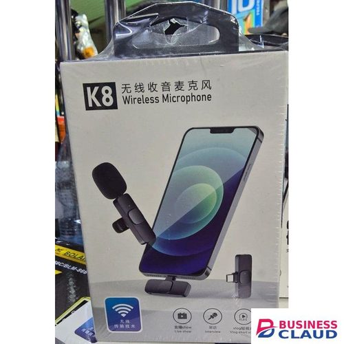 K8 Wireless Lavalier Mic for Clear ce Audio