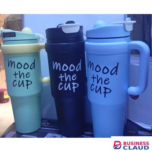 1 PIECE Stanley Stainless Steel CUP With Handle & Straw Lid, Insulated Reusable Stainless Steel Travel Mug