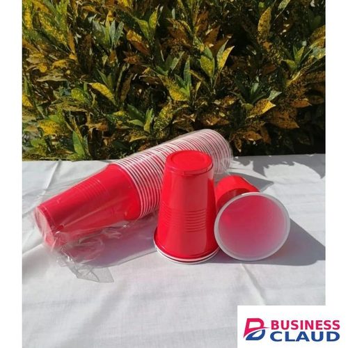 Disposable Party Cups – 50pcs Plastic Drinking Cups 350ml for Events & Birthdays