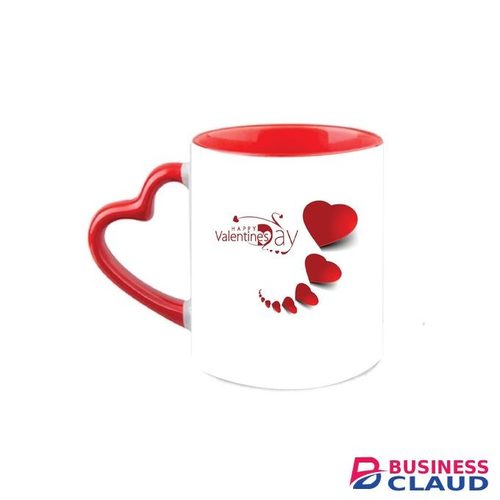Ceramic LOVE VALENTINE, VALENTINES DAY GIFT MUG( Valentines gift mug present for love and apreciation) MAGIC MUG, TWO TONE MUG AND LOVE HANDLE MUG GIFT