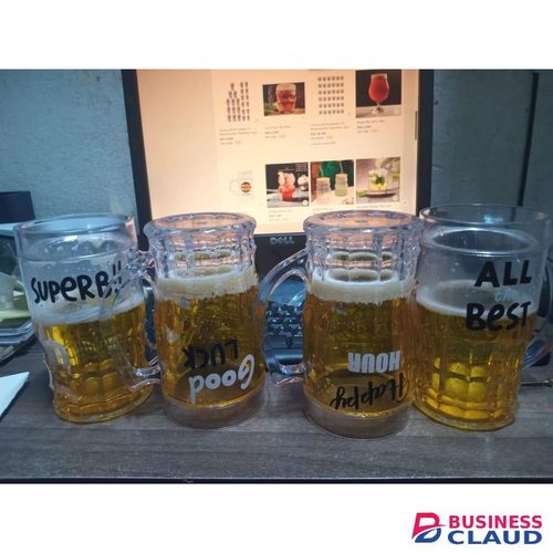 Multipurpose Unbreakable Acrylic Plastic Keg Beer & Beverage Mug Cups 500Ml