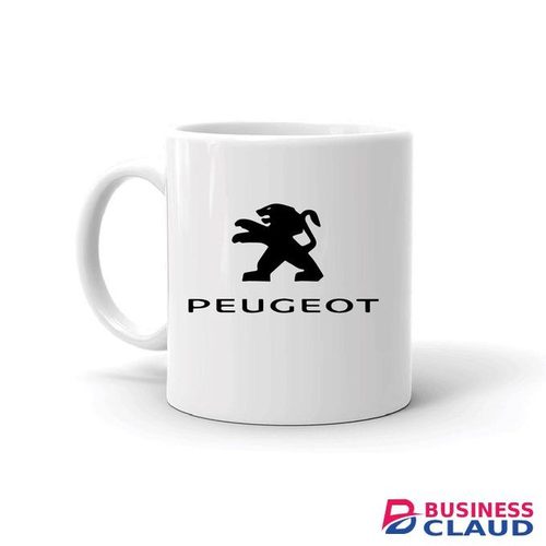 Ceramic PEUGEOT NORMAL WHITE MUG AND BLACK MAGIC MUG CUSTOM PRINTED FOR GIFTING