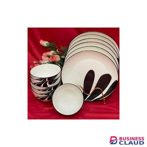 Ceramic Dinner Plates A Set Of 6 + 6 Bowls