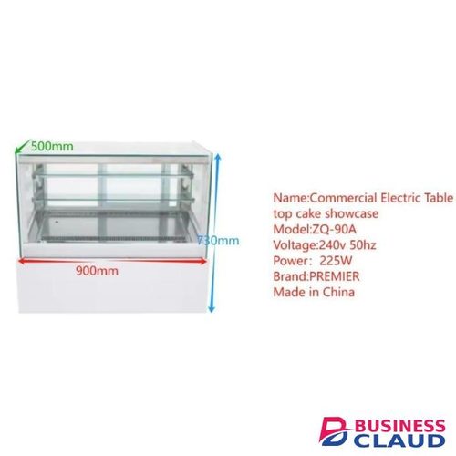 Premier Commercial Electric Table Top Cake Showcase, model ZQ-90A