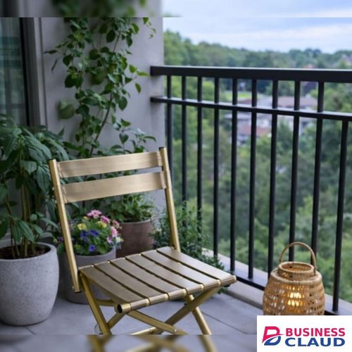 Classy gold vintage tone chair
