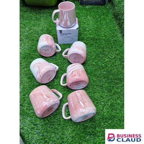 Pearl Marble Porcelain Tea/ Coffee Mugs