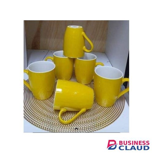 Sundabest Ceramic Beautiful And Classy Mugs/Cups For Tea/Coffee-Set(6)