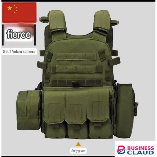 Fierce 6094 Army Green Tactical Plate Carrier