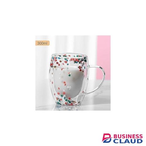 Clear or Real Flowers between unbreakable double wall 250ml acrylic cup
