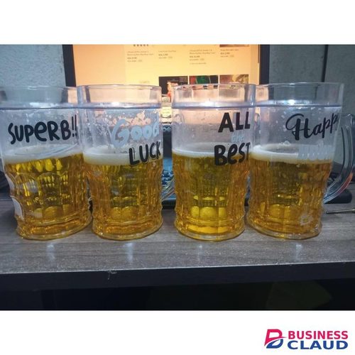 Multipurpose Unbreakable Acrylic Plastic Keg Beer & Beverage Mug Cup