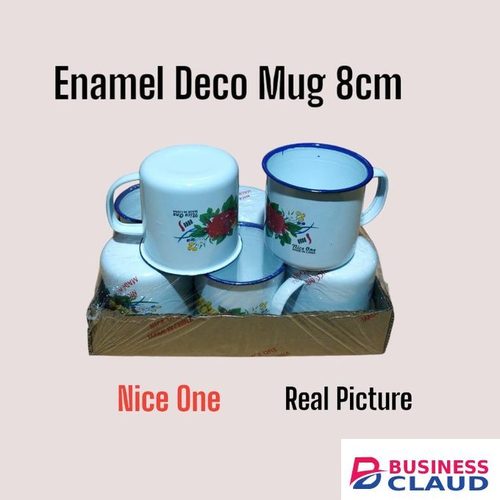 Nice One Enamel Deco Mug 8cm 6pc