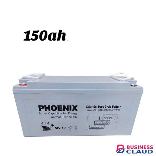 Phoenix Solar Gel Deep Cycle Battery, Model: PX150GEL (12V150AH/10HR)