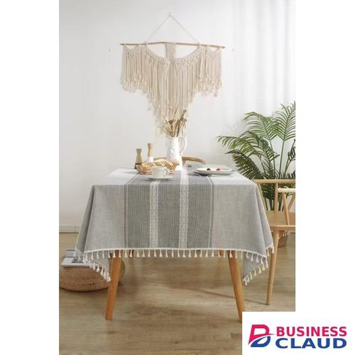 Linen Dining Table cloth, Size 140*220cm*