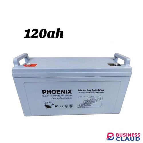 Phoenix 12V 120Ah Solar Gel Deep Cycle Battery
