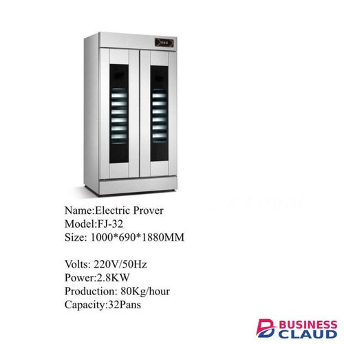 Electric proofer, model FJ-32, used in commercial kitchens and bakeries for dough fermentation