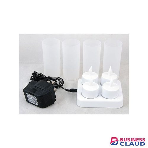 Rechargeable LED Light Set of 6 – 240V UK Plug Adapter