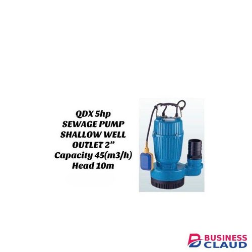 Premier QDX 5HP Sewage Pump Shallow Well