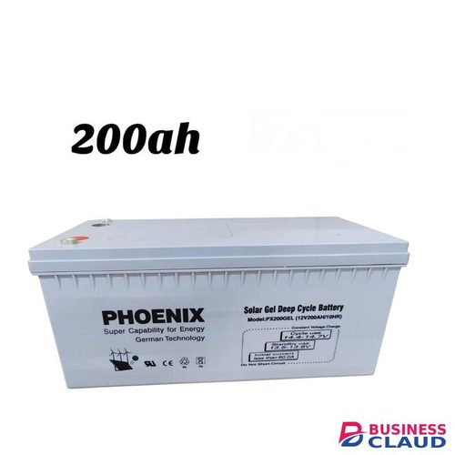 Phoenix PX200GEL 200Ah Solar Gel Deep Cycle Battery