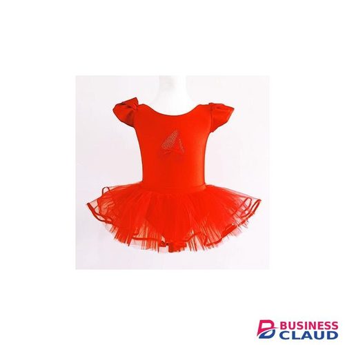Toddler/girl's red ballet tutu leotard with red stockings -Ballet red dress and a pair of red stockings set