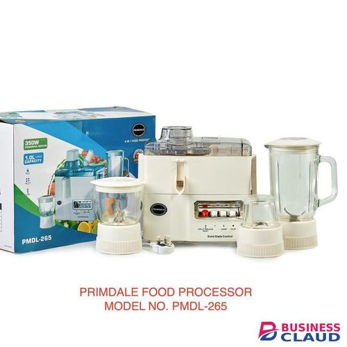 Primdale 4-in-1 food processor, Model No. PMDL-265