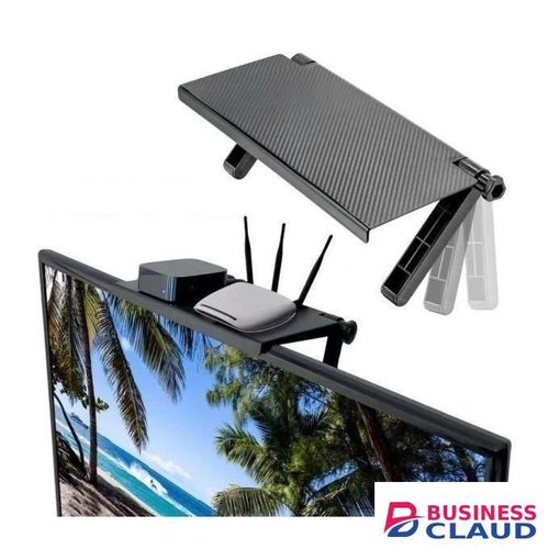 TV Screen or Computer Monitor Desktop Screen Top Storage Shelf or Adjustable Top Rack