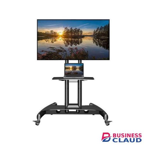 Mobile TV Cart Rolling TV Stand with Wheels 32" to 75"