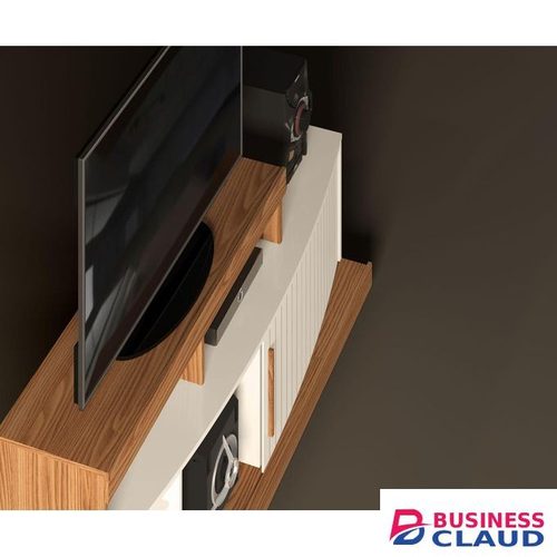 DJ Moveis TV Stand for 50' TV-Carvalho/Cream White