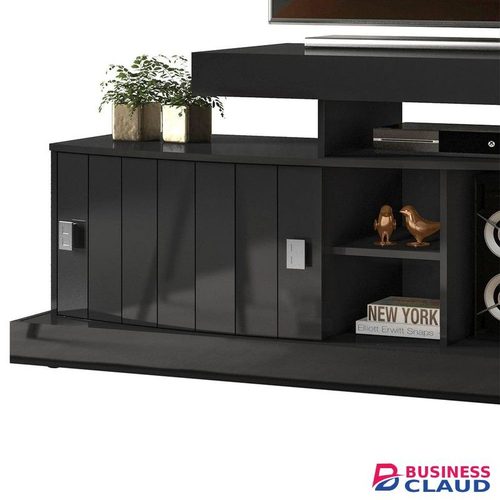 DJ Moveis TV Stand for 65'TV-Glossy Black