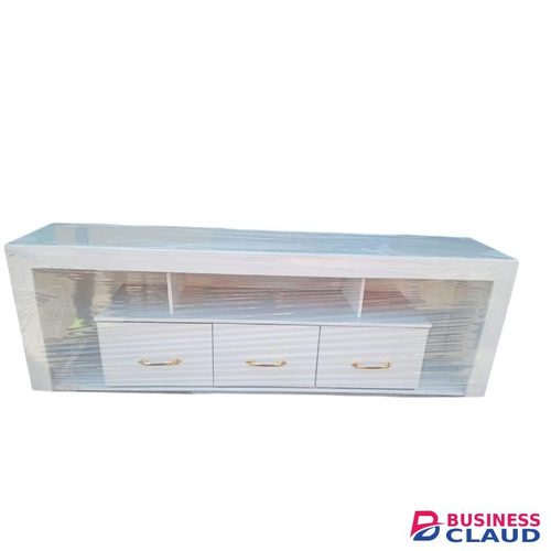Modern 5 ft Flat Wooden TV Stand – Sleek Entertainment Unit for TVs Up to 60 Inches with Compact Storage