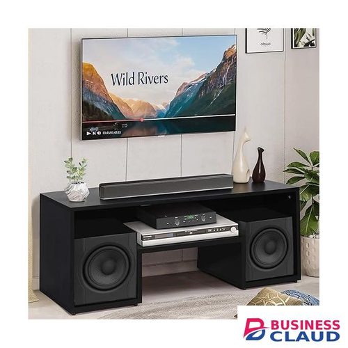 Wooden Tv stand Black