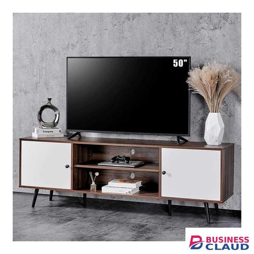 Roman Wallnut Modern Wooden TV Stand 4FT