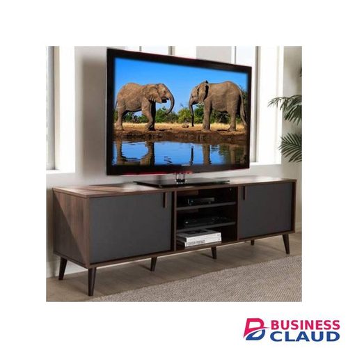Dark Wallnut Modern Wooden TV Stand