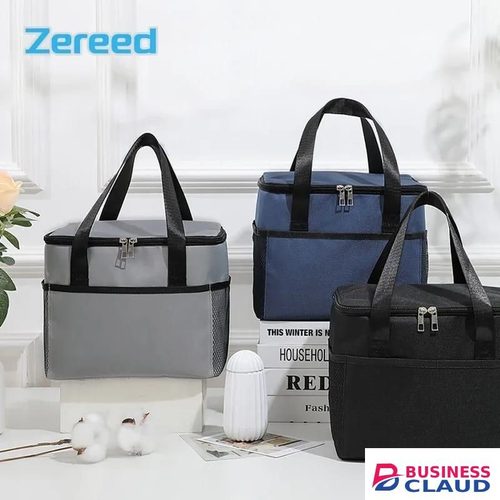 Portable Lunch Bag Food Thermal Cooler Lunchbox With Shoulder Strap Insulated Thermal Bag Cooler Warm Keeping Lunch Box